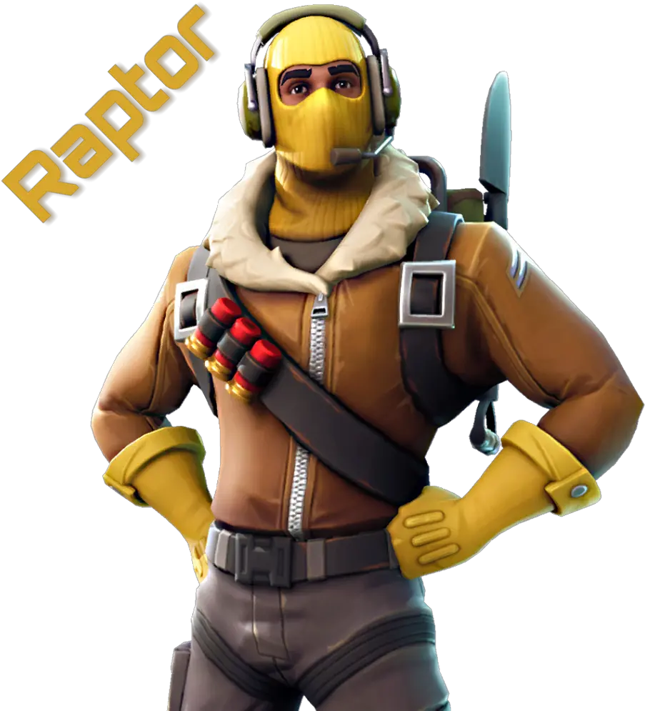 Raptor Fortnite Png Image Raptor Fortnite Skin Fornite Png