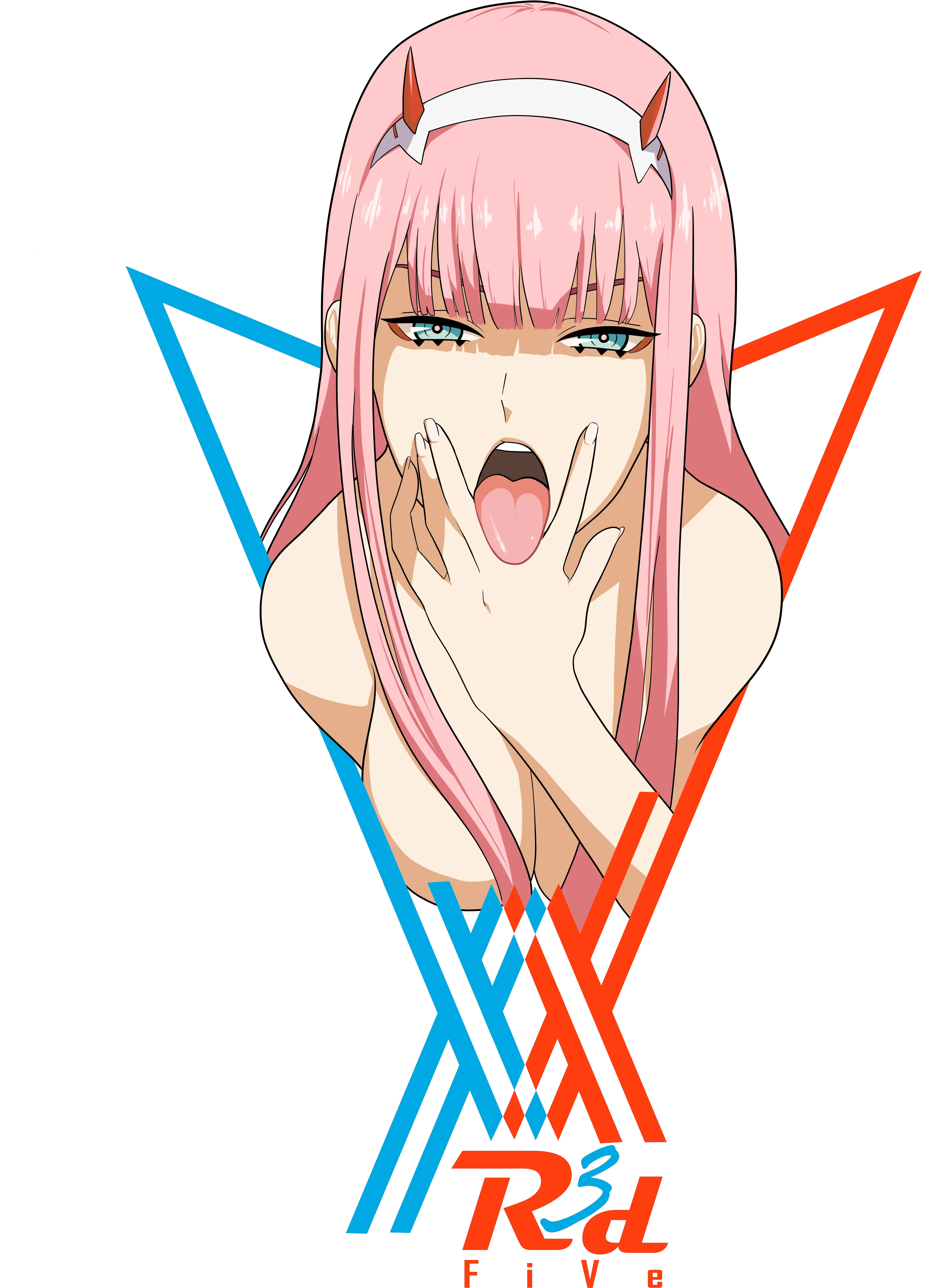 Zero Two Darling In The Franxx Drawn By R3dfive Danbooru Anime Png Zero Two Png