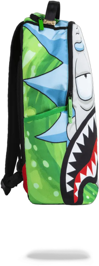 Sprayground Rick And Morty Shark Sprayground Bape Backpack Png Bape Shark Png