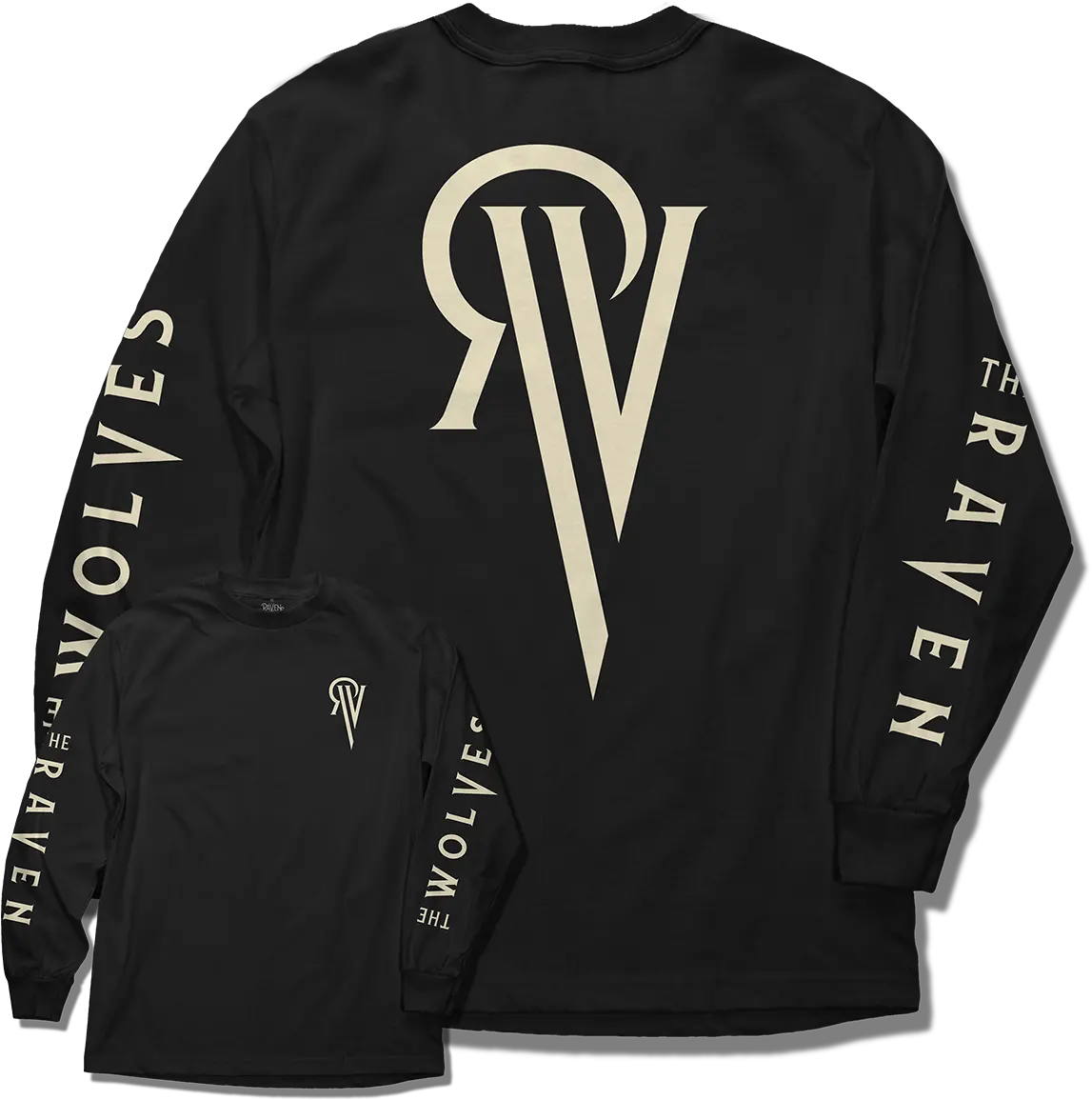 White Icon Long Sleeve The Raven And The Wolves Long Sleeve Png Raw Icon