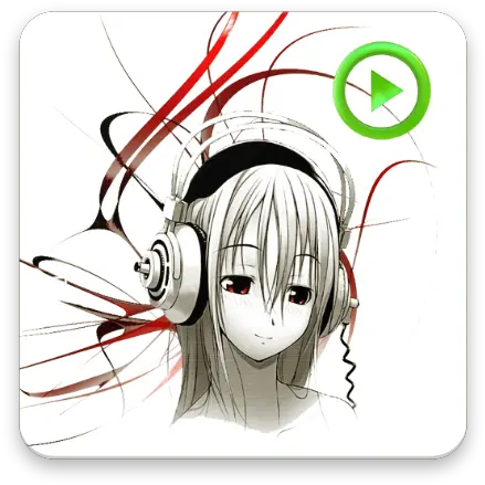 Hatsune Miku Weekender Girl Apk 10 Anime Girl Headphone Drawing Png Vocaloid Icon