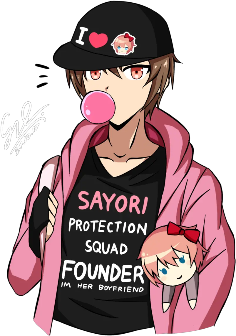 Http I 4cdn Orgvg1511152633537 Randal Doki Doki Sayori Protection Squad Png Doki Doki Literature Club Png