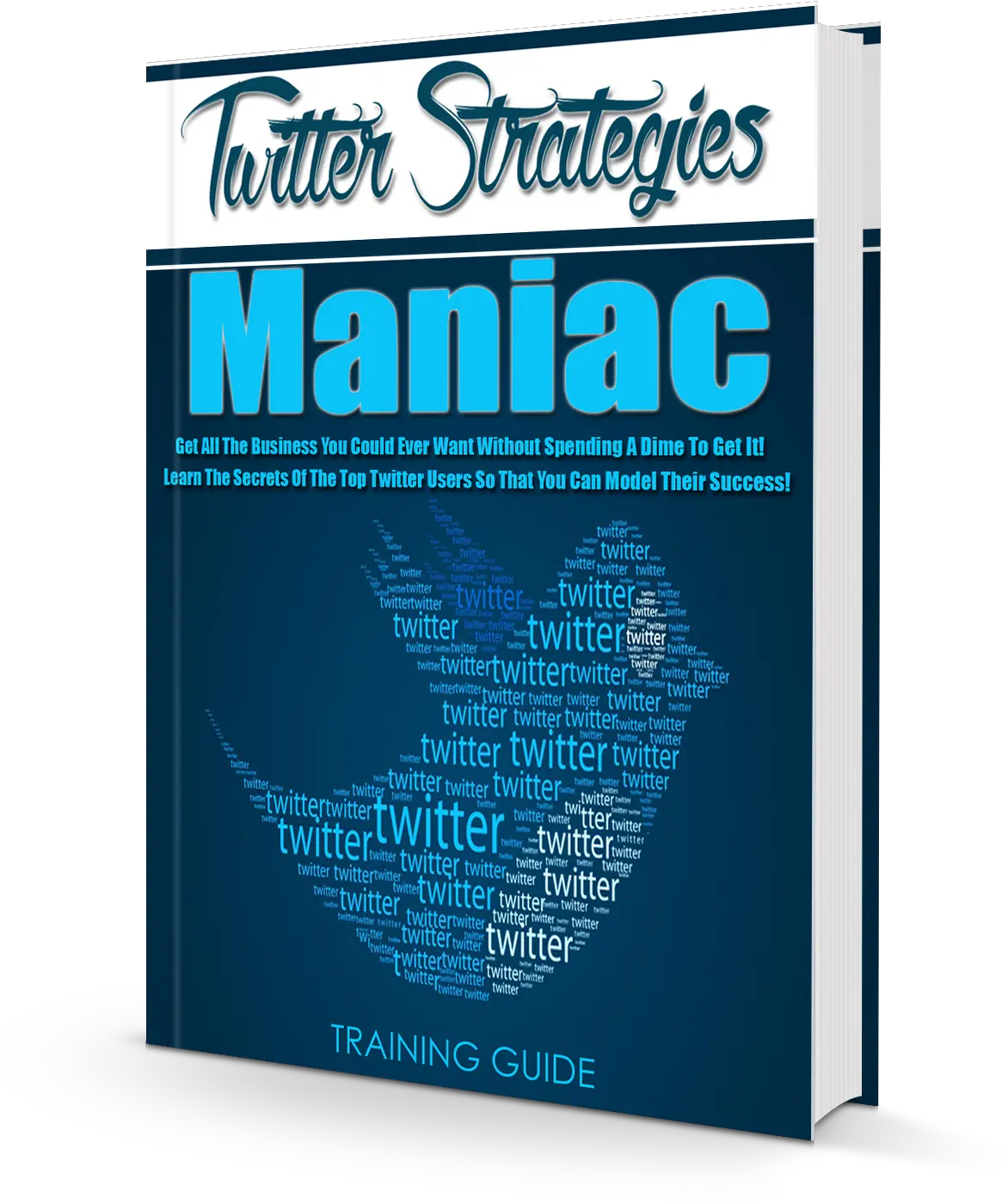 Twitter Strategies Maniac Book Cover Png Twiter Png