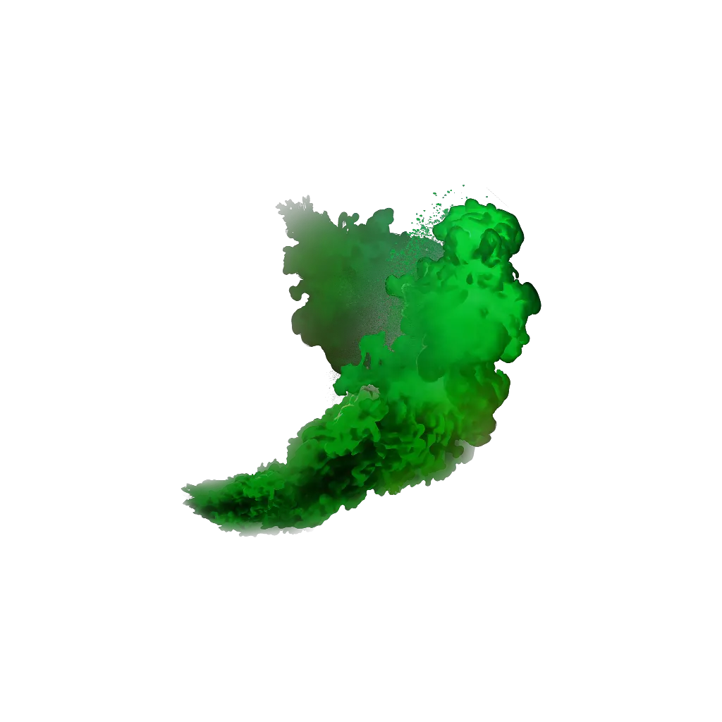 Green Smoke Bomb Png