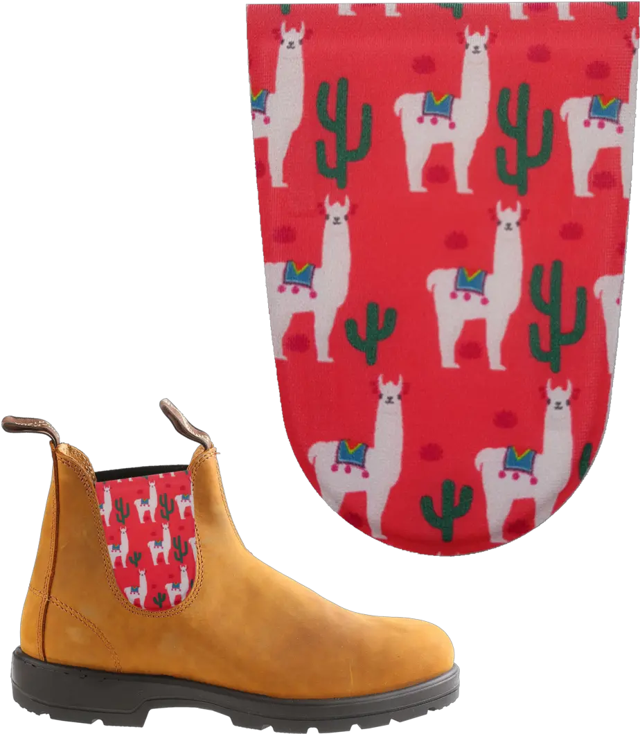 Llama Flowered Blundstones Png Llama Png