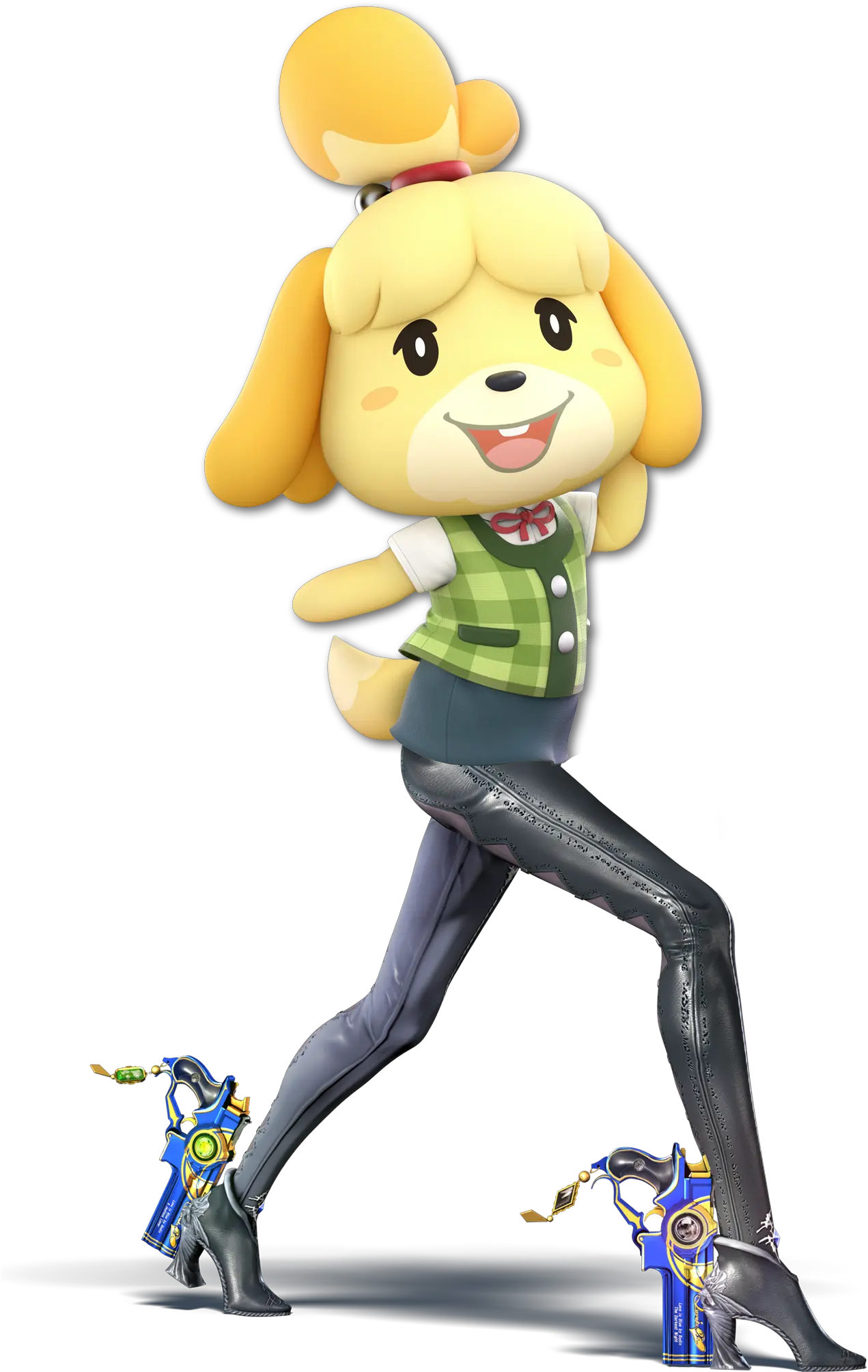 Isabellonetta Super Smash Brothers Ultimate Know Your Meme Isabelle Smash Png Bayonetta Png