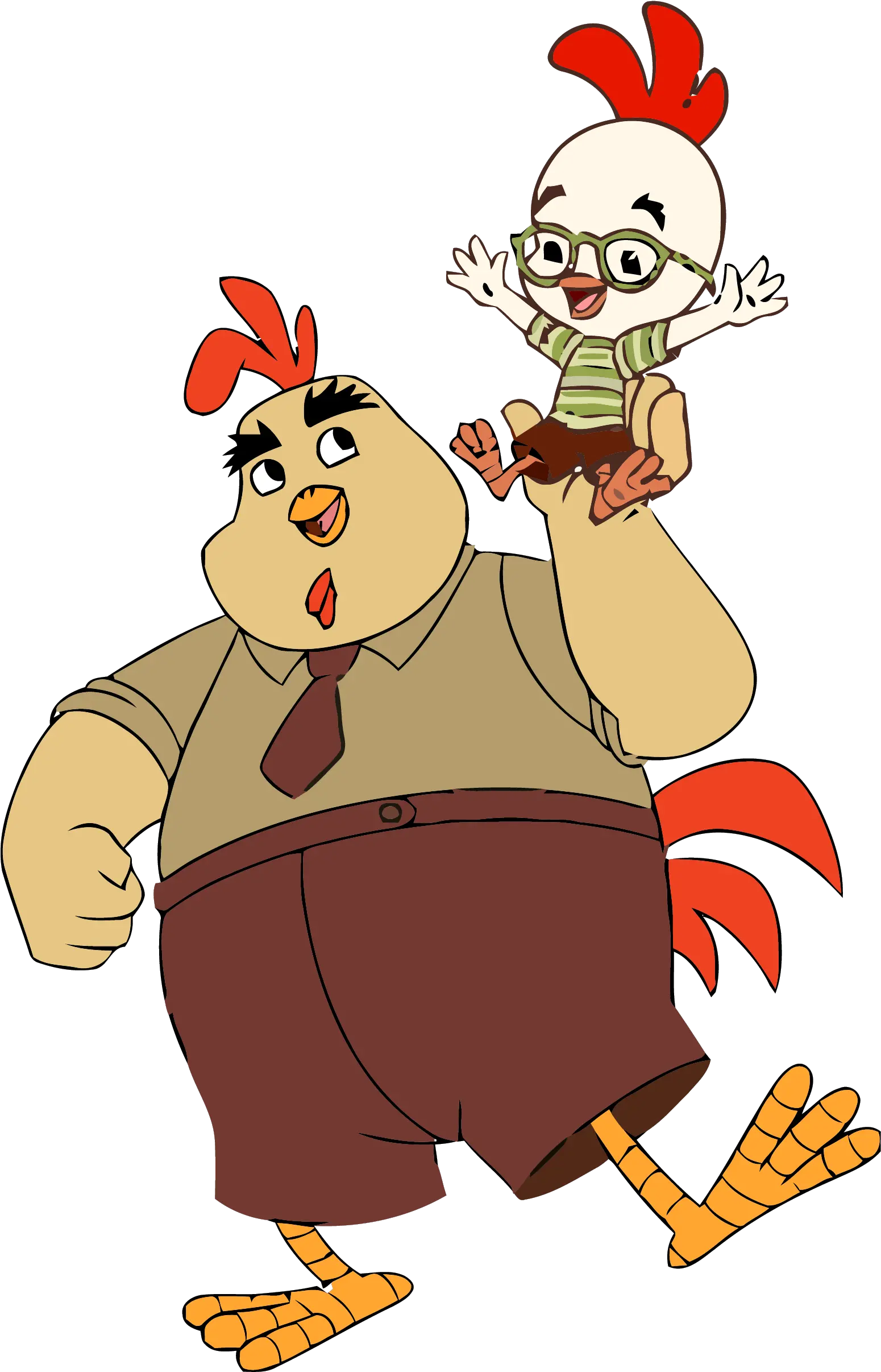Chicken Little And Father Buck Clipart Disney Day Png Buck Png