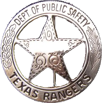 Badge Of The Texas Ranger Division Texas Ranger Badge Png Texas Ranger Logo