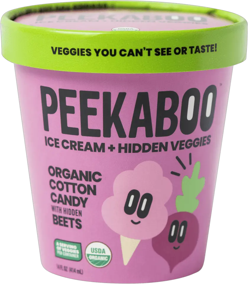 Cotton Candy With Hidden Beets Peekaboo Ice Cream Png Cotton Candy Transparent