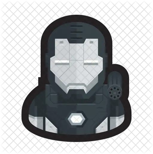 War Machine Icon Of Colored Outline War Machine Icon Png War Machine Png