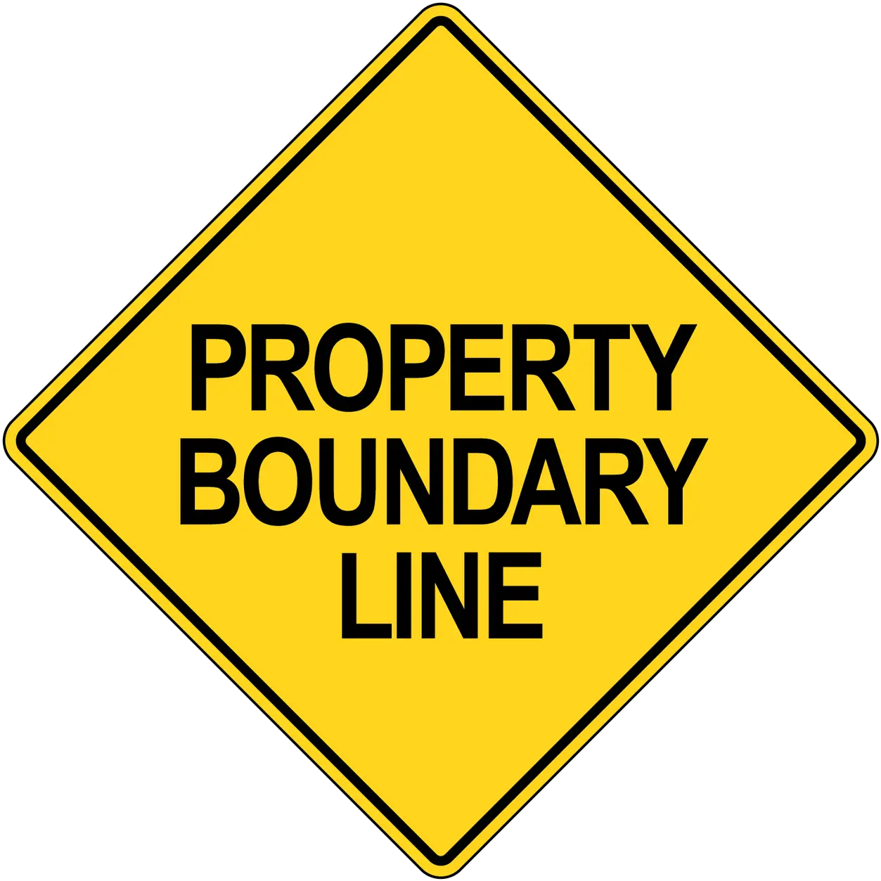 Property Boundary Line Markers Meaning Narrow Bridge Sign Png Marker Line Png