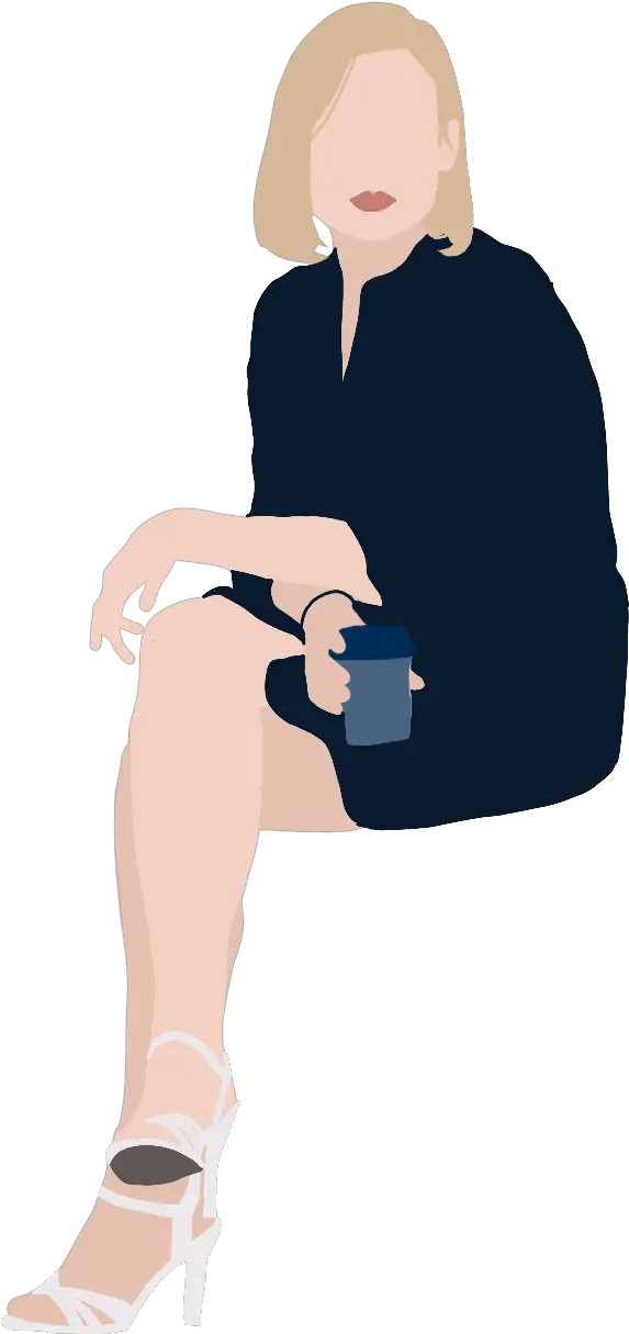 Vector Clipart Human Sitting Illustration Png Scale Figures Png