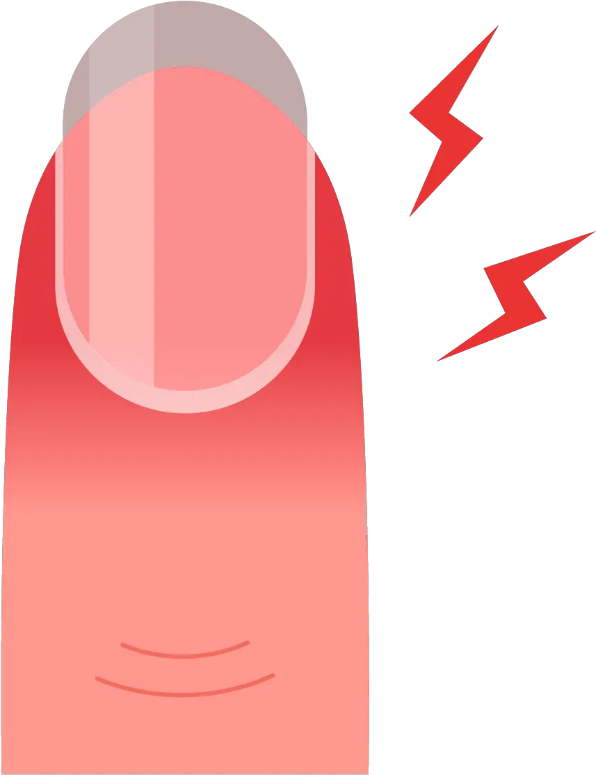 Fingernail Pain Symptoms Causes Solid Png Bolt Skin No Icon