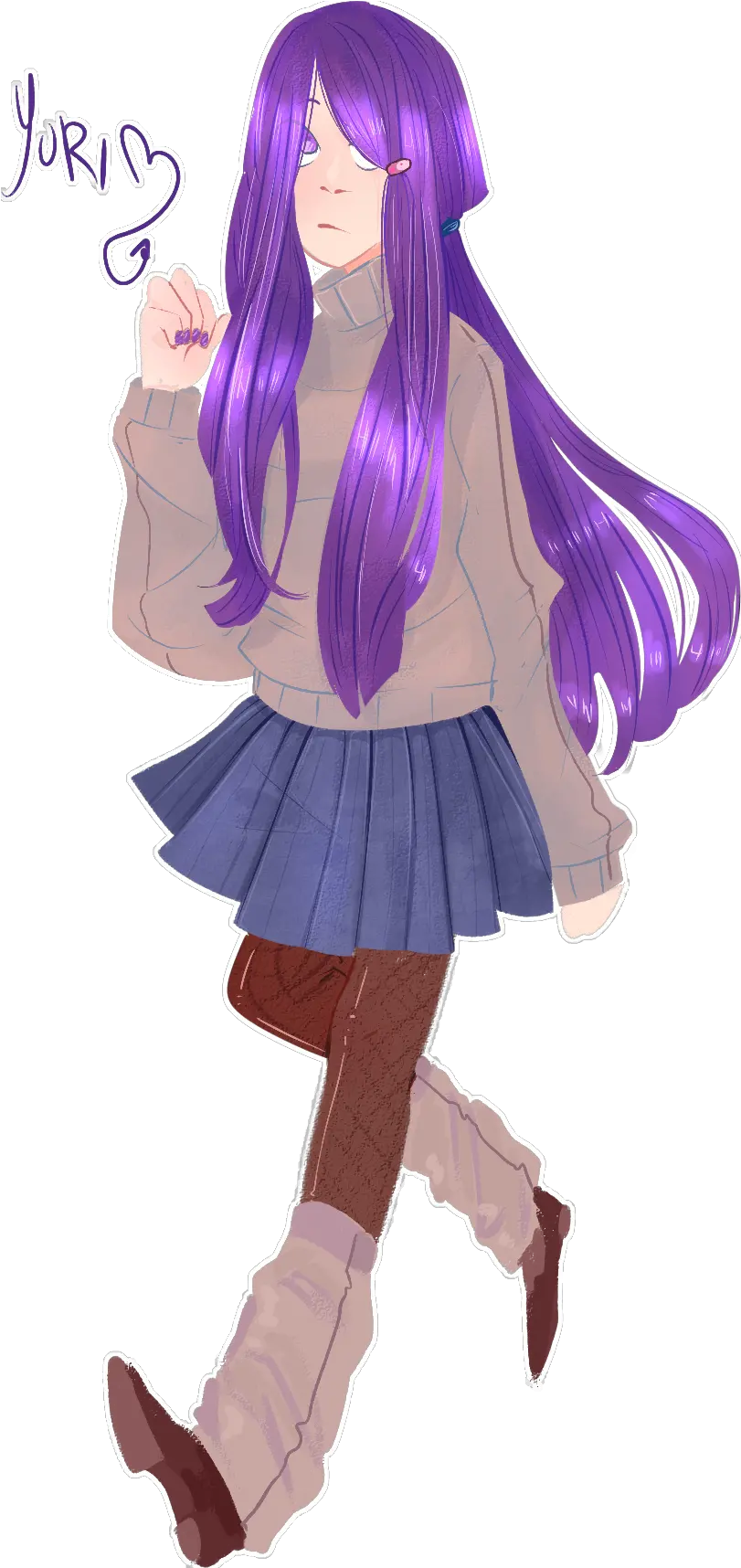 Download Yuri Ddlc Doki Literature Club Png