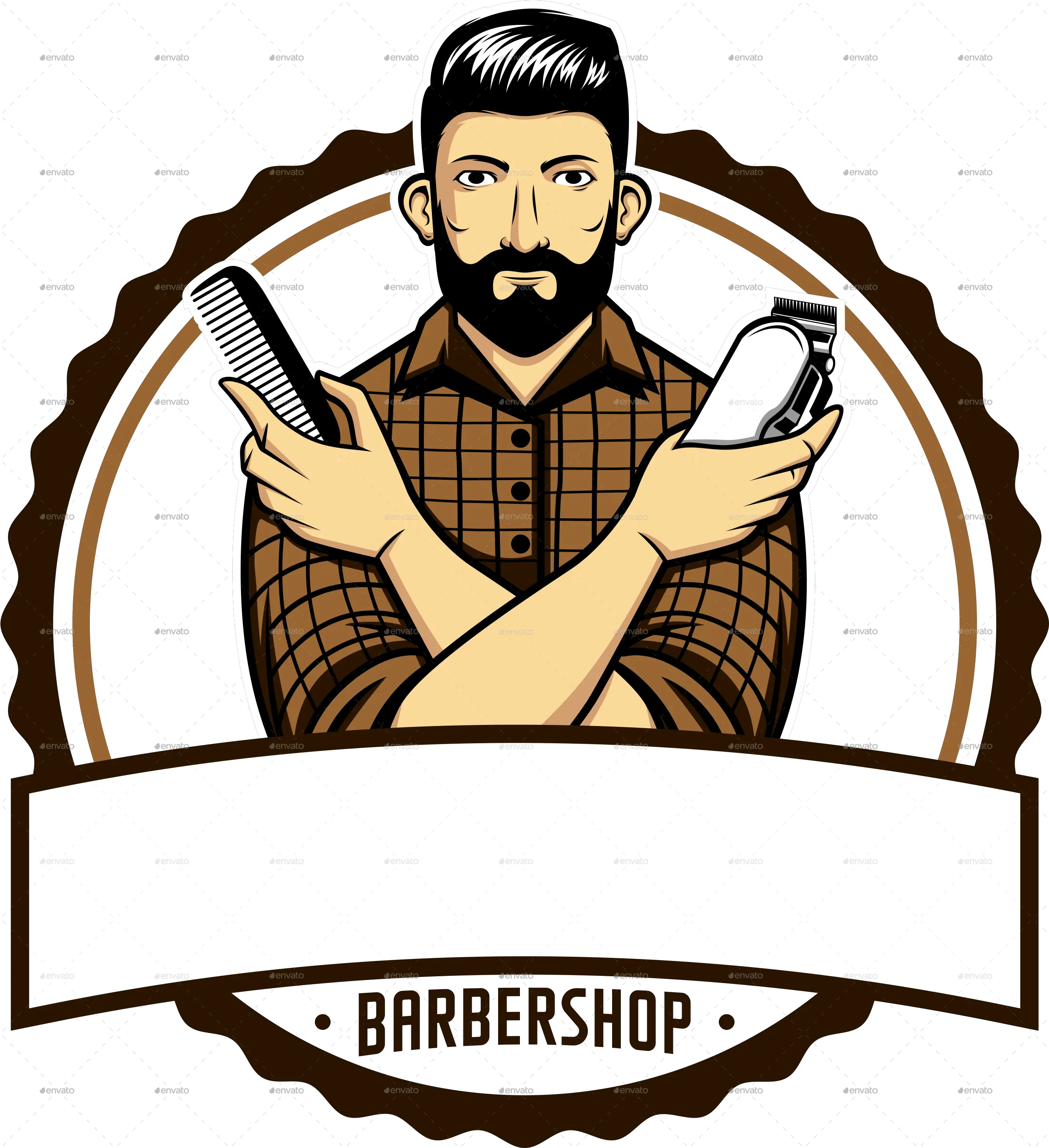 Png Transparent Barber Shop Barber Shop Logo Vector Png 4 Png