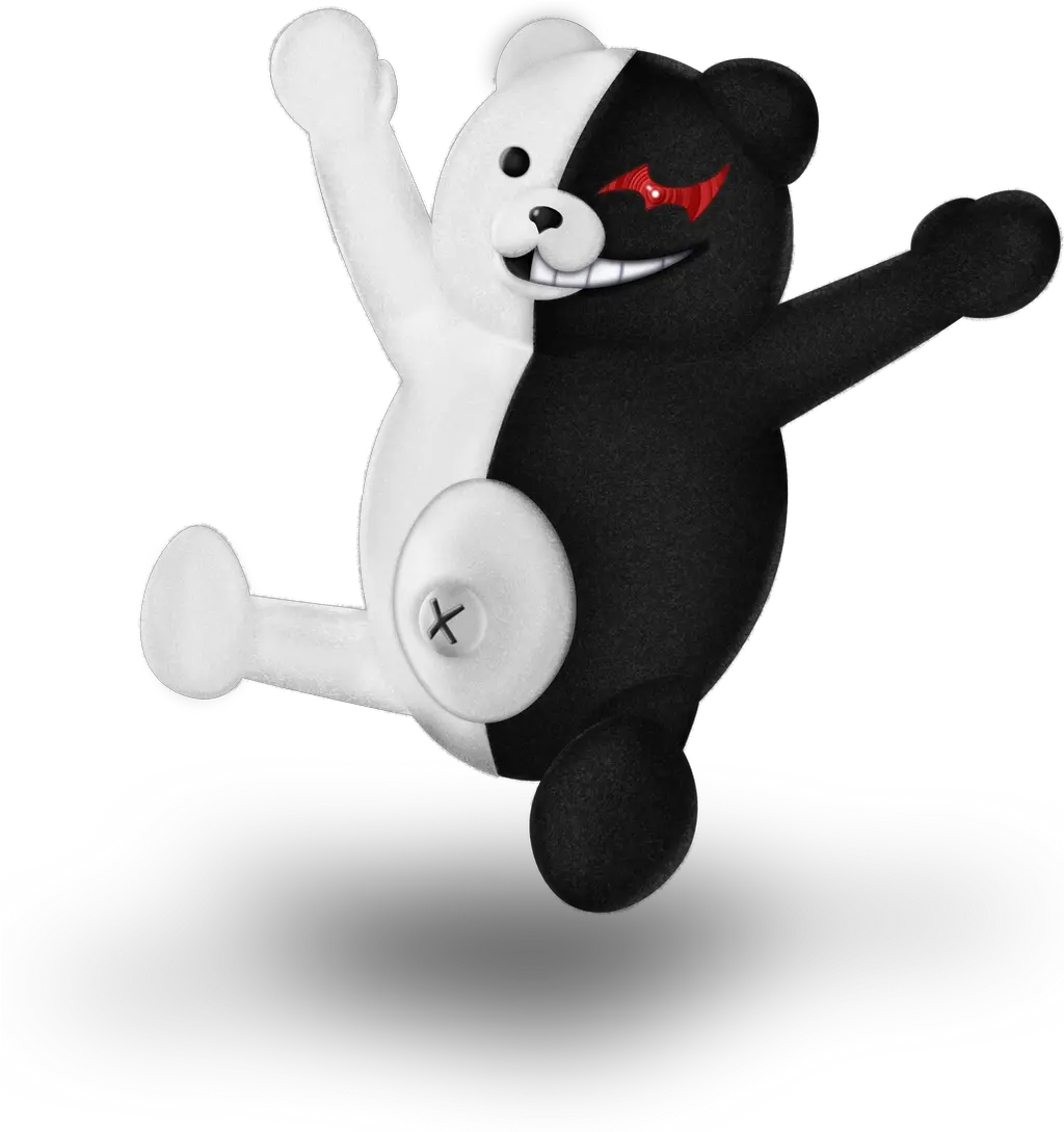 Monokuma Supersmashbrosultimate Wiki Fandom Monokuma Smash Render Png Monokuma Icon