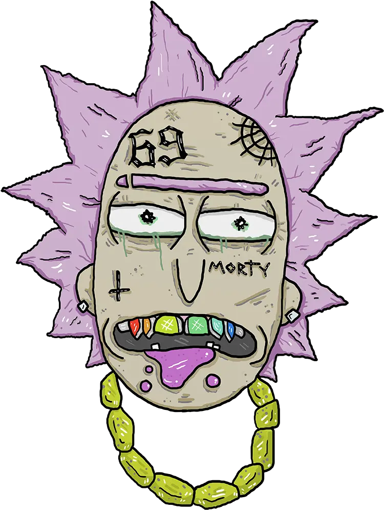 Lean Sánchez Lámina Clipart Rick And Morty Wallpaper Supreme Png Lean Png