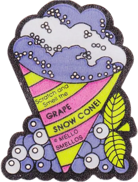 Snow Cone Png Mello Smellos Transparent Scratch N Sniff Decorative Snow Cone Png