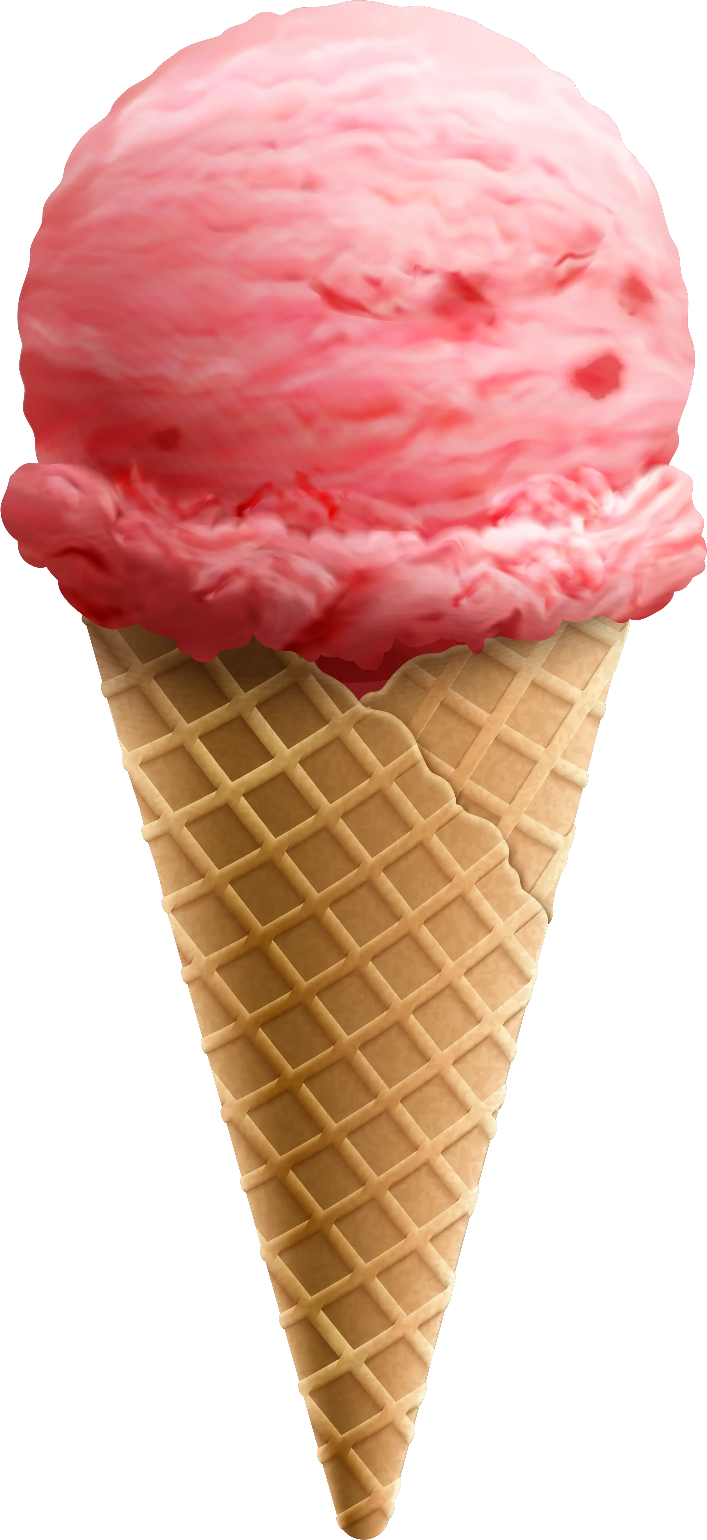 Pink Ice Cream Cone Png Icecream Png