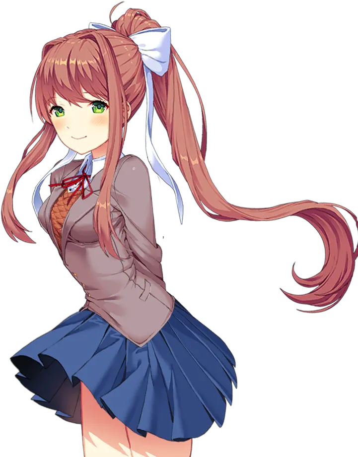 Ddlc Monika Png Clear Monika Transparent