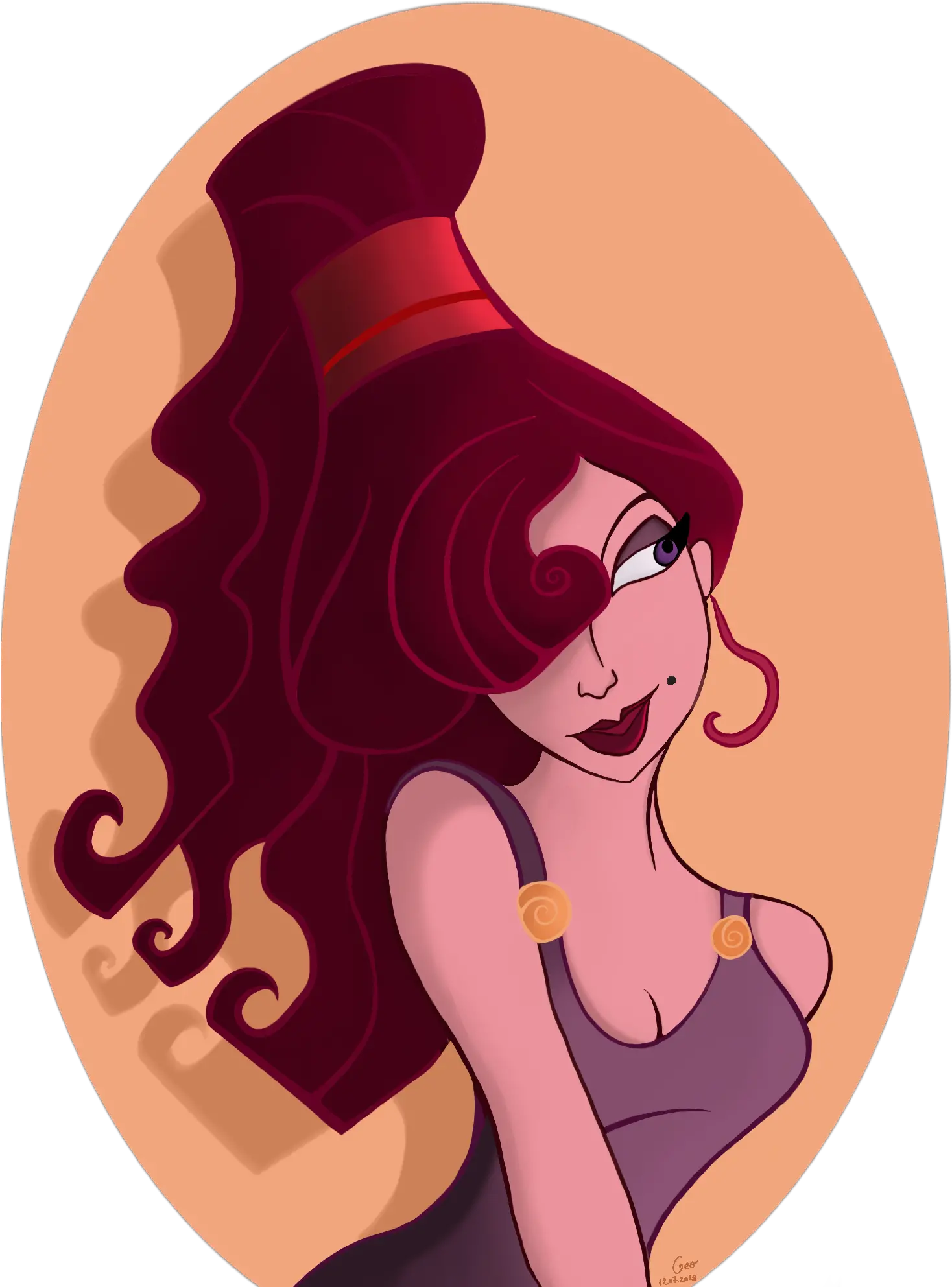 Megara From Hercules Clipart Illustration Png Hercules Png