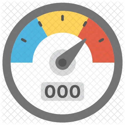 Website Speed Optimization Icon Of Flat Performance Indicator Icon Png Speed Icon Png