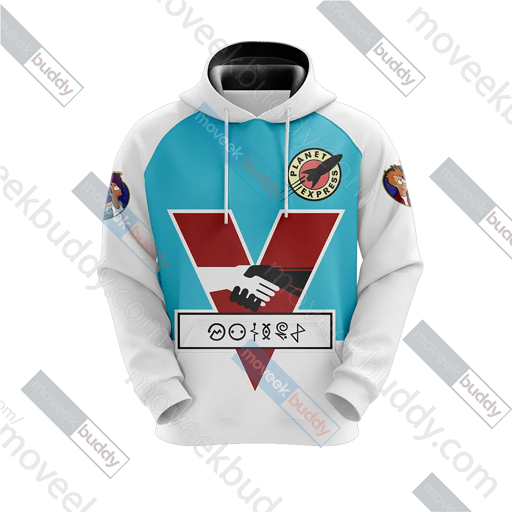 Futurama New Unisex 3d Hoodie Hoodie Png Futurama Logo