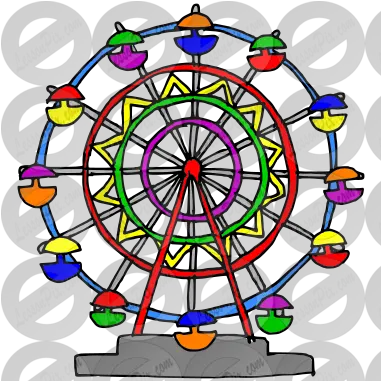 Ferris Wheel Picture For Classroom Therapy Use Great Clip Art Png Ferris Wheel Png