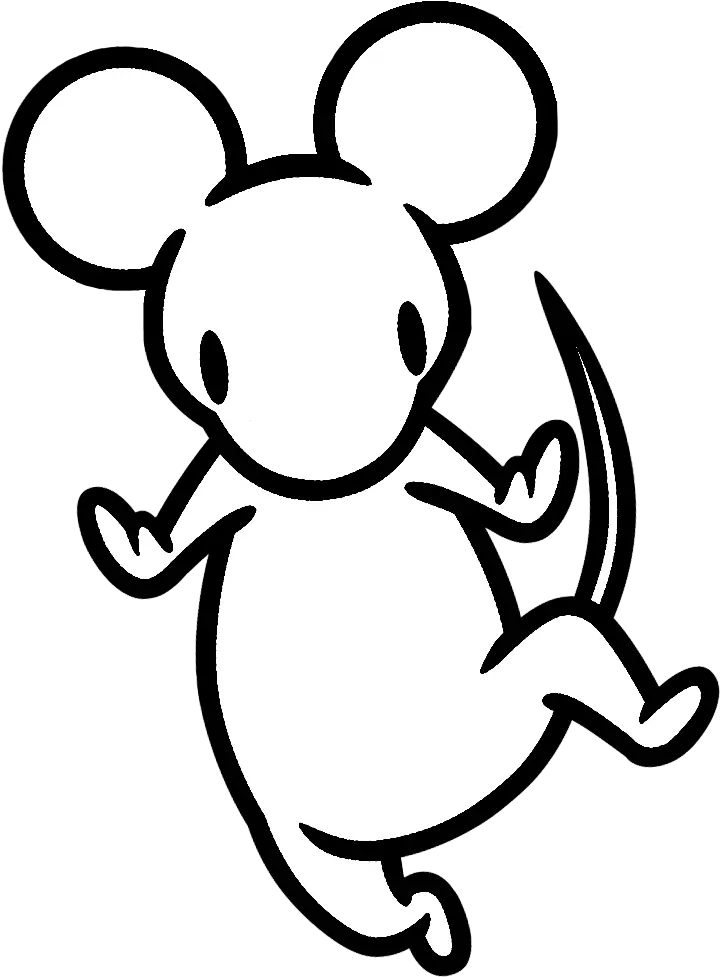 Black And White Rat Cartoon Clipart Dancing Rat Clip Art Black And White Png Rat Png