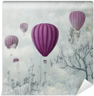 Pink Balloons Wall Mural U2022 Pixers We Live To Change Fototapeta Balony Png Pink Balloons Png