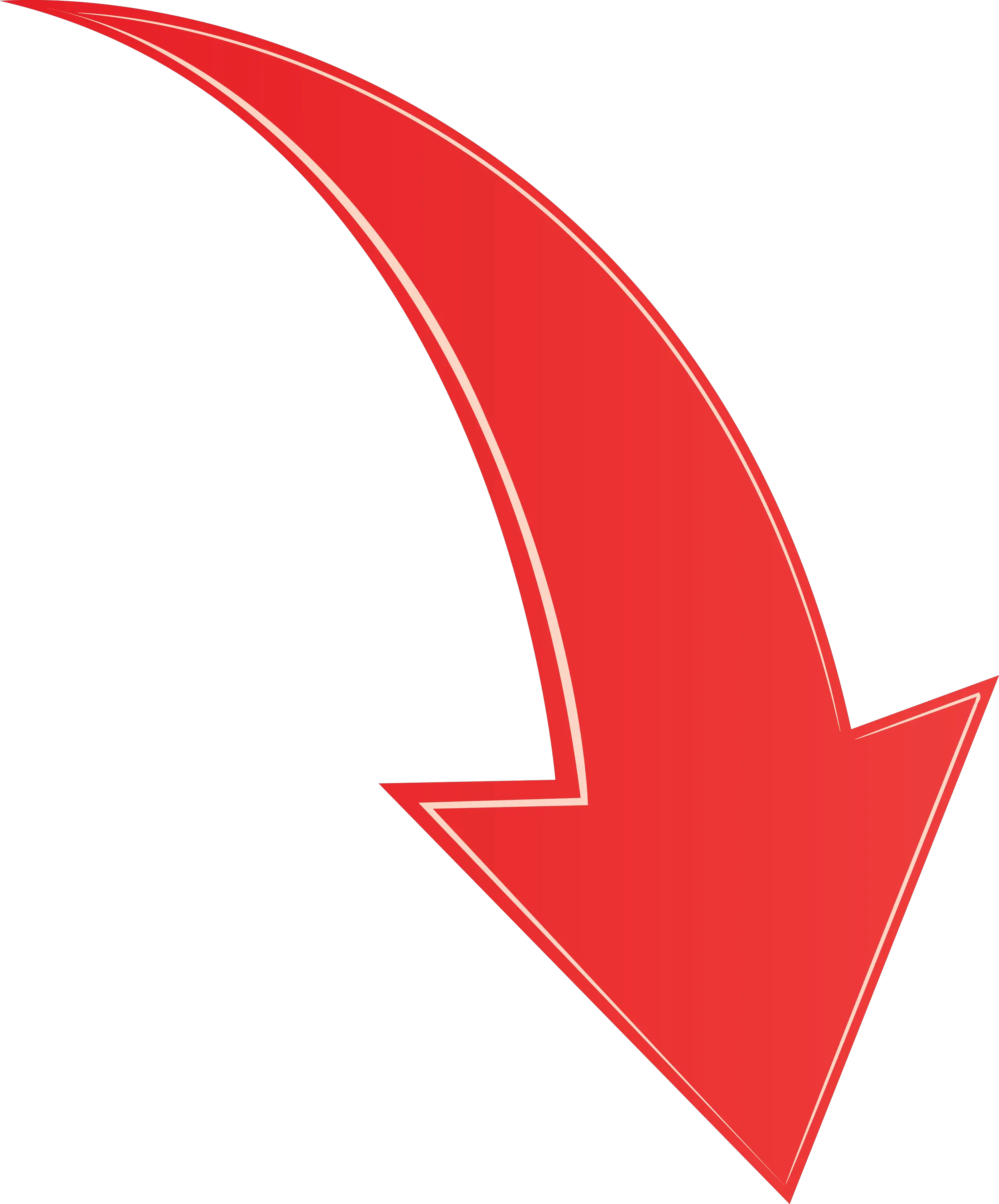 Red Arrow Translucent Png