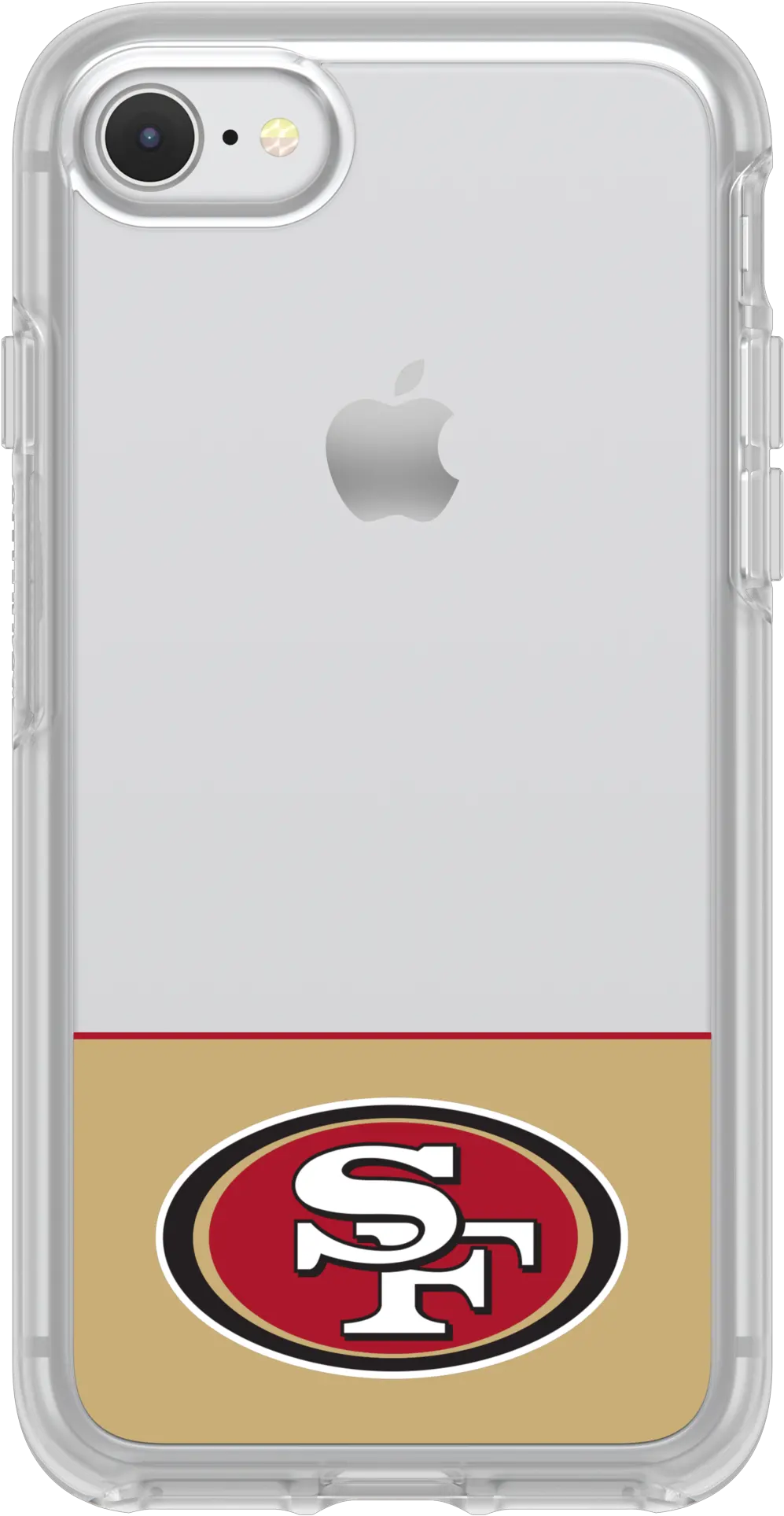 Otterbox Clear Symmetry Series Phone Case With San Francisco 49ers Logo San Francisco 49ers Png 49ers Logo Png