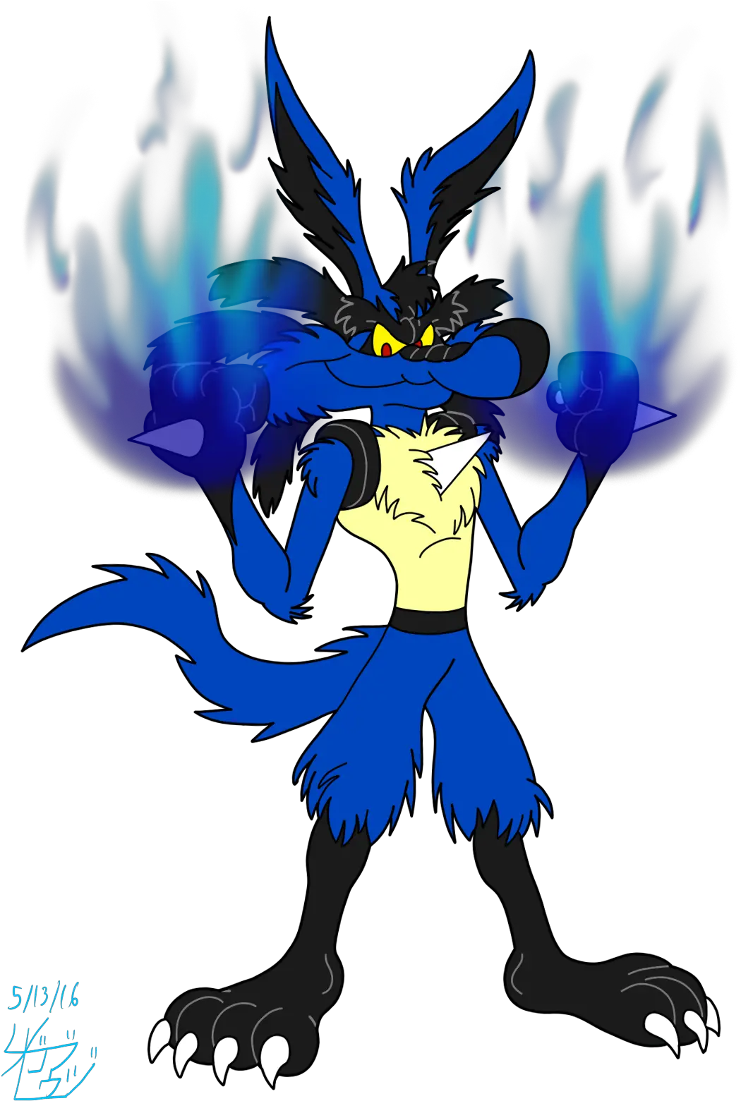 Wile E Cario Wile Coyote Lucario Png Lucario Transparent