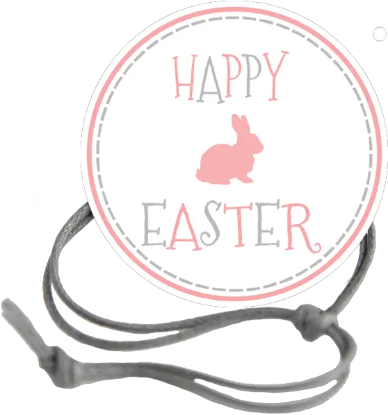 Easter Gray Dashed Border Napkin Knot Product Image Circle Reindeer Png Easter Border Png