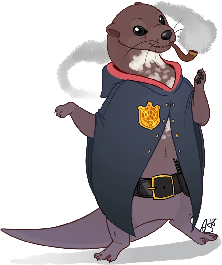 Otter Png Cartoon 565134 Vippng Fictional Character Otter Png