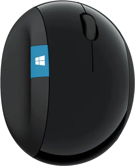 Sculpt Ergonomic 1000dpi Wireless 24ghz Usb Black Mouse Microsoft Sculpt Png Computer Mouse Png