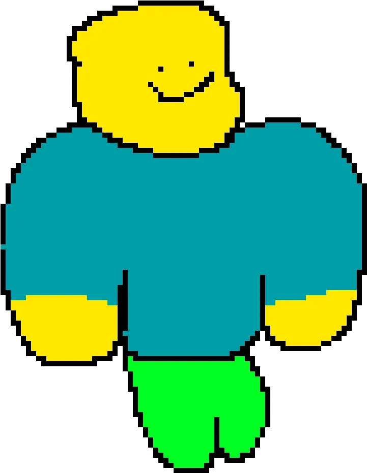 Noob Pixel Art Maker Happy Png Noob Png