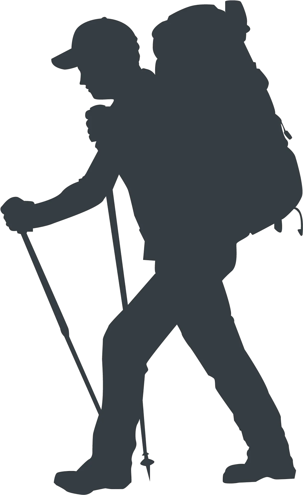 Hiking Active U0026 Safe Hiking People Png Silhouette Walking Silhouette Png