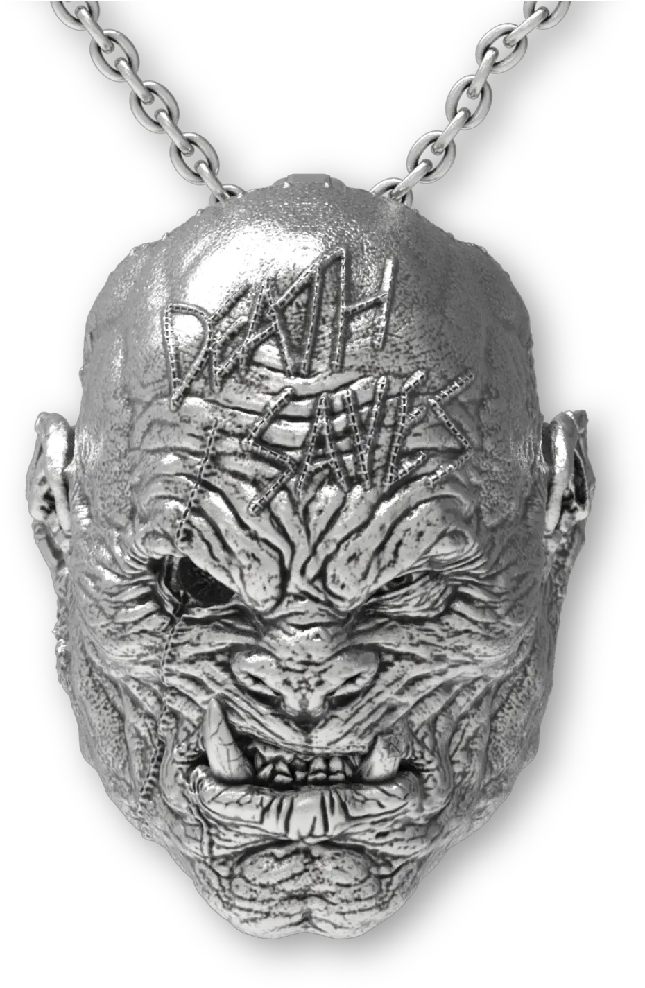 Orc Pendant Silver Fictional Character Png Orc Icon