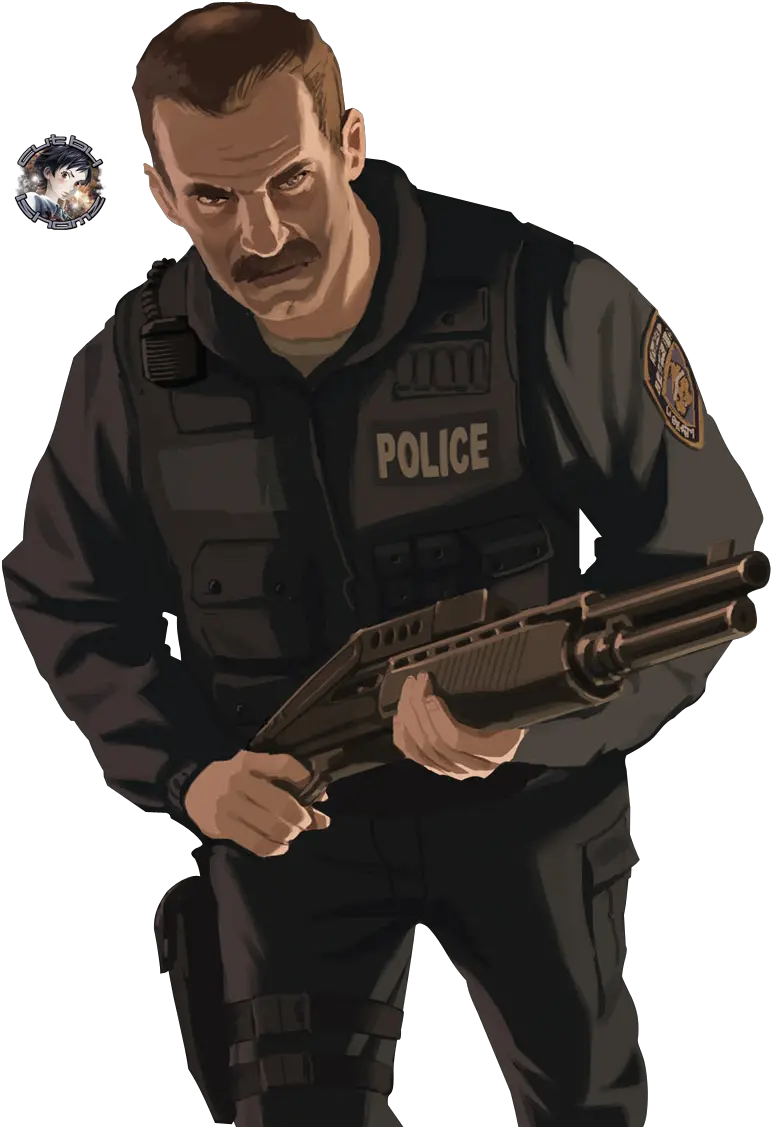 Png Download Gta 4 Police Cop Png