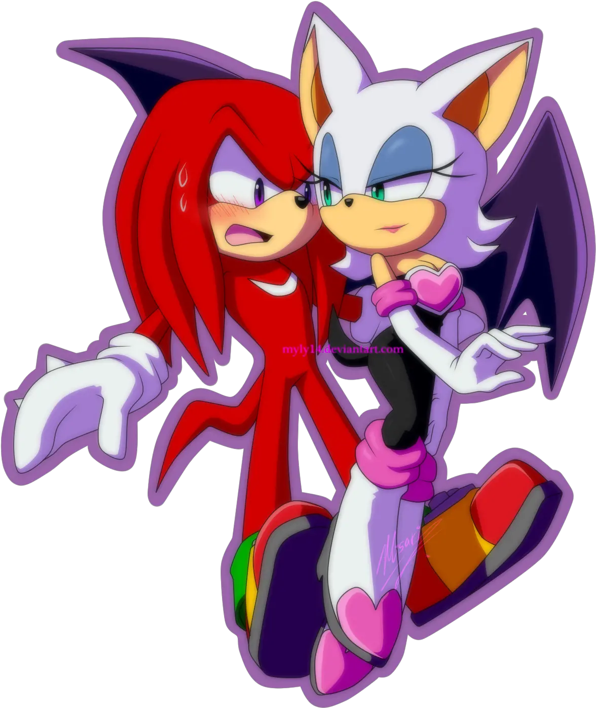 That One Bat And Echidna Universe Of Sonic Sonic Rouge Png Knuckles The Echidna Icon