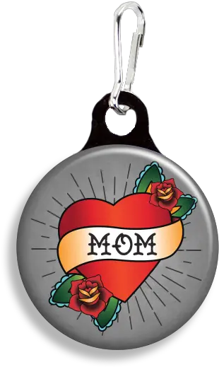 Download Tattoo Mom Heart Gray Zoogee Pzp3 Zipper Pulls Fetch Png Mom Tattoo Png