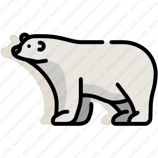 Download Polar Bear Vector Icon Inventicons Clip Art Png Polar Bear Transparent Background