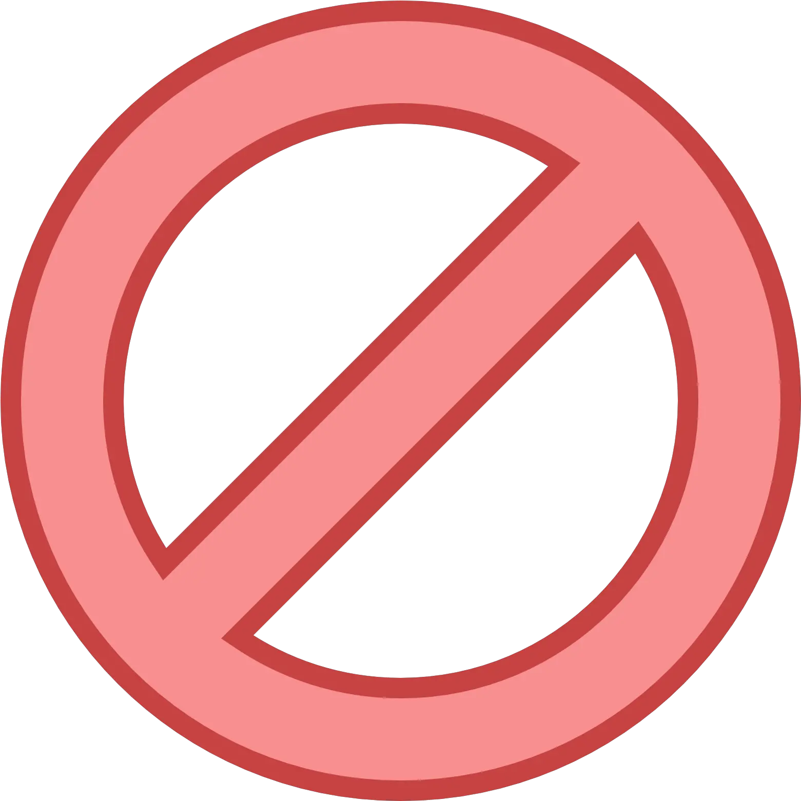 Circle With Slash Png Images In Cancel Sign