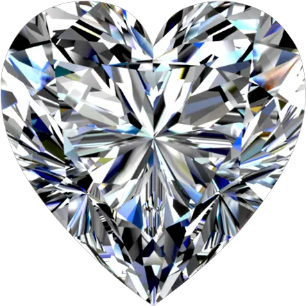 2 Black Diamond Vs White Diamond Png Diamond Heart Png