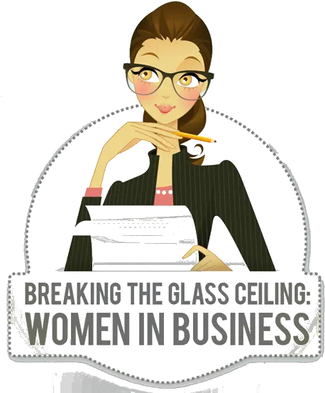 Download Vector Transparent Women Entrepreneurs The Age Of Women In Business Infographic Png Glass Breaking Png