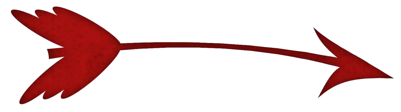 Red Arrow Both Ends Png Transparent