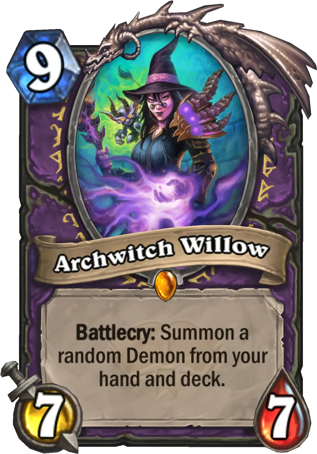 New Warlock Legendary Archwitch Willow Wildhearthstone Warlock Legendaries Hearthstone Png Varian Wrynn Overwatch Icon