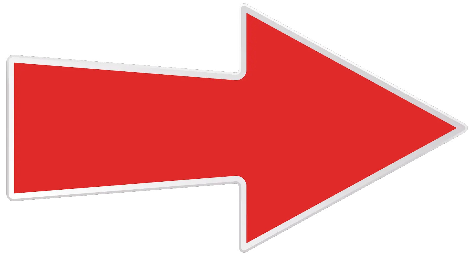 Png Hand Draw Straight Arrow Red