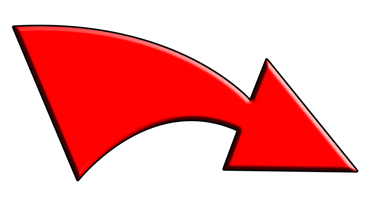 Png Image Of Red Arrow Down